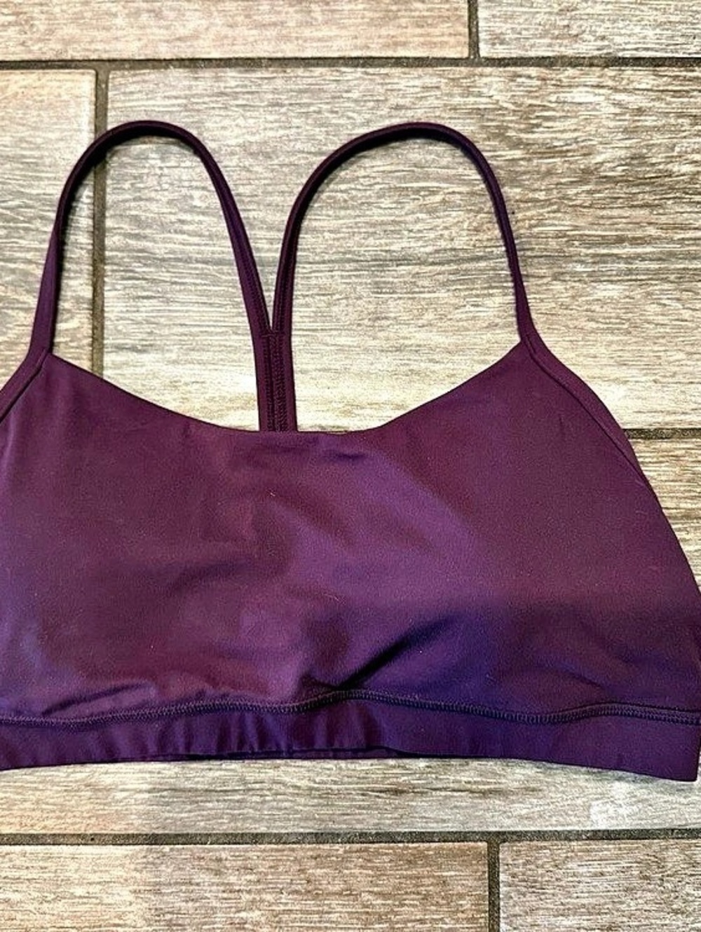 Crazy Yoga Purple Athletic Sports Bra Size Medium